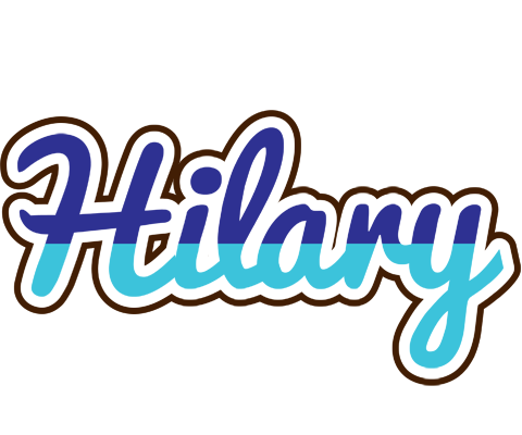 Hilary raining logo