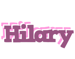 Hilary relaxing logo