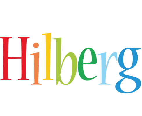 Hilberg birthday logo