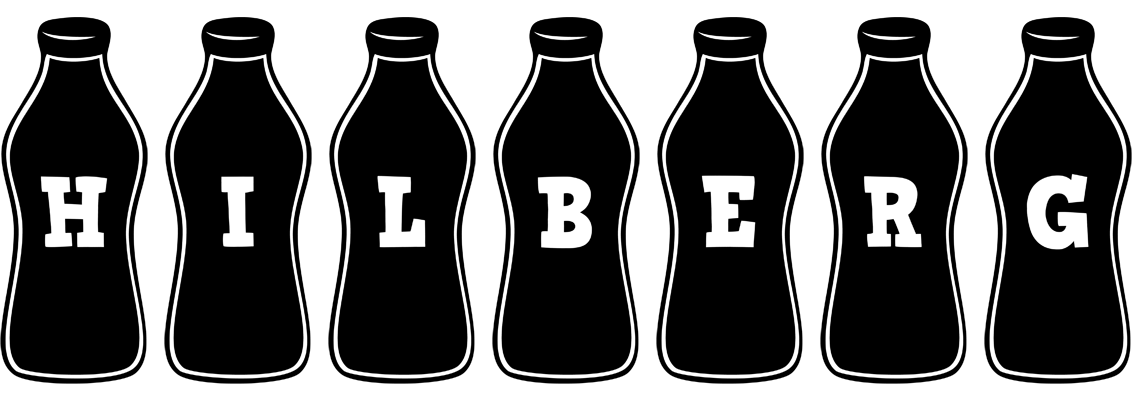 Hilberg bottle logo