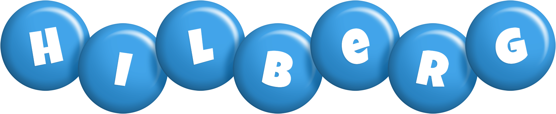 Hilberg candy-blue logo