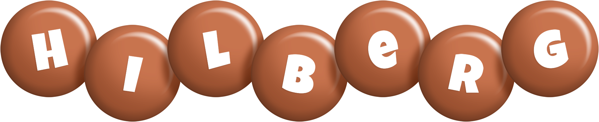 Hilberg candy-brown logo