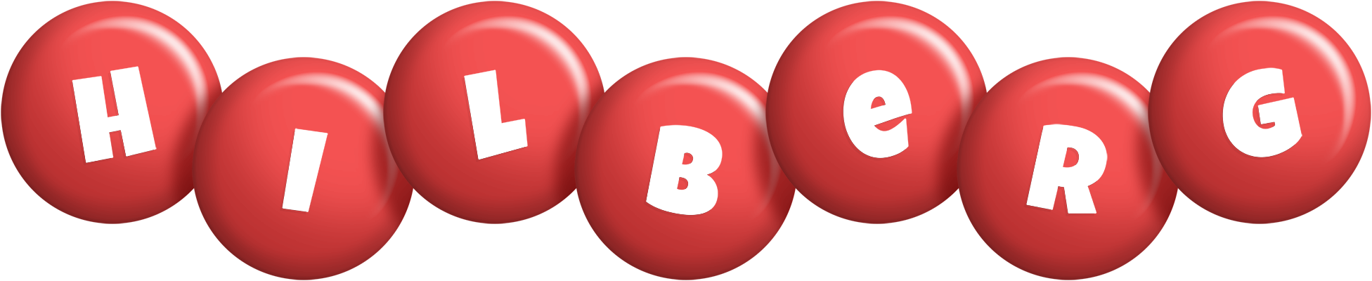 Hilberg candy-red logo