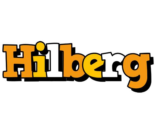 Hilberg cartoon logo