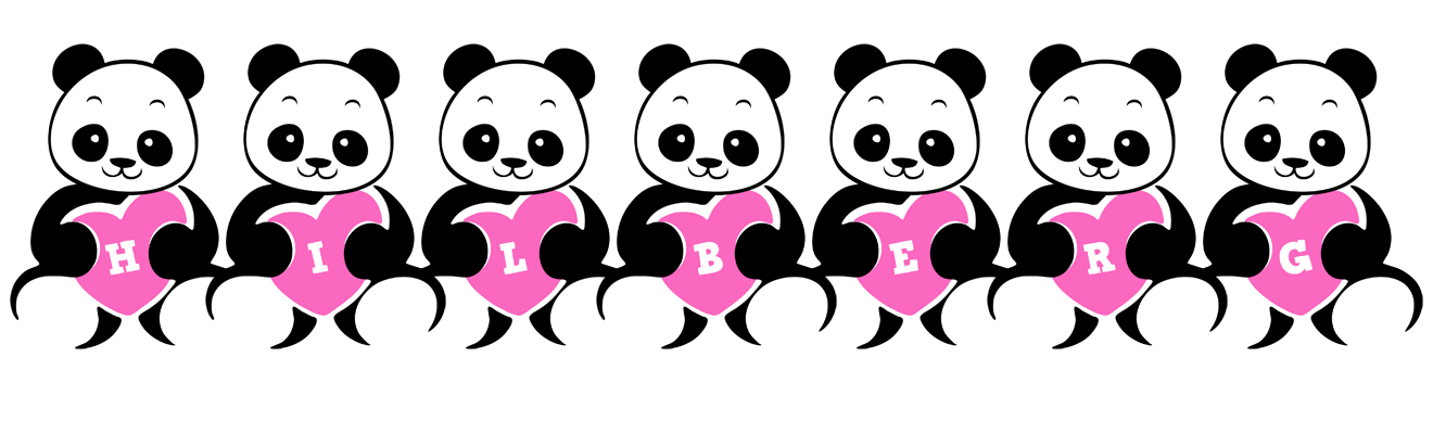 Hilberg love-panda logo