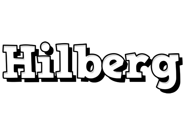 Hilberg snowing logo