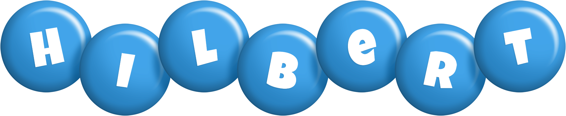 Hilbert candy-blue logo