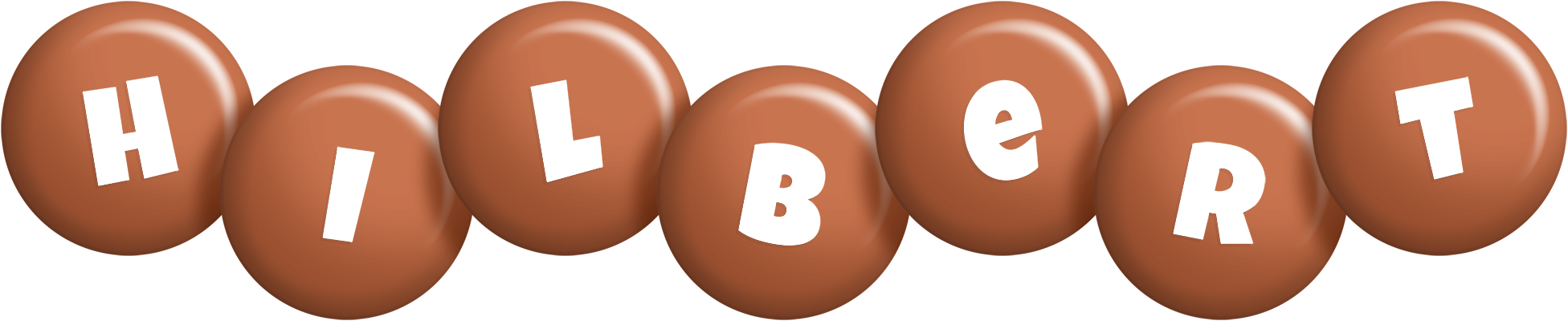 Hilbert candy-brown logo
