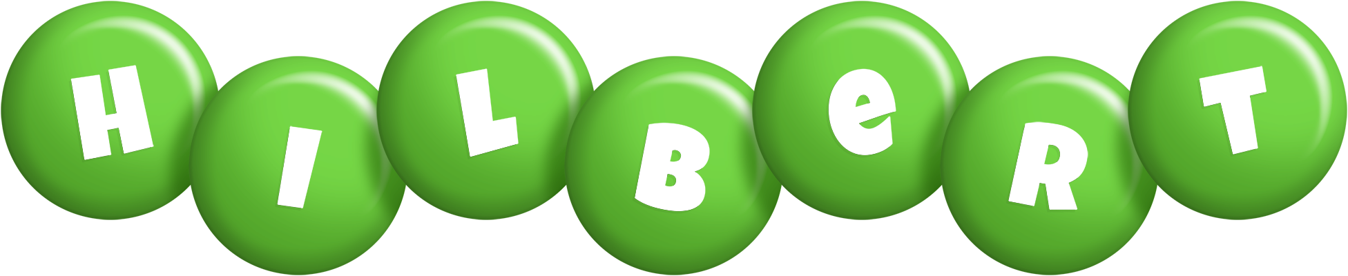 Hilbert candy-green logo