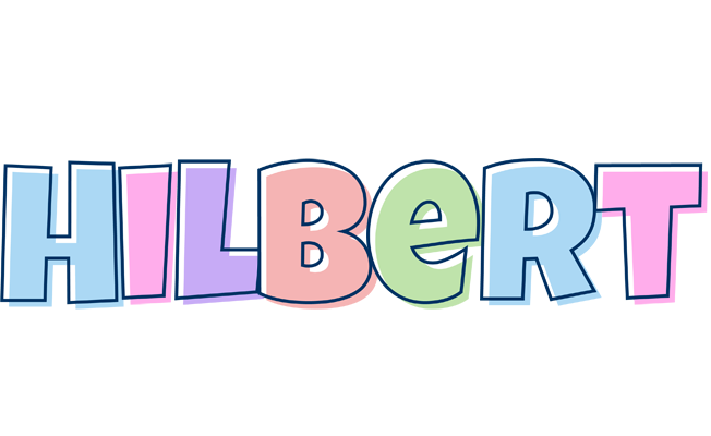 Hilbert pastel logo