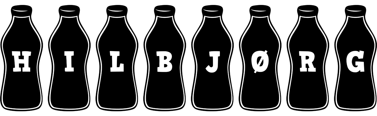 Hilbjørg bottle logo
