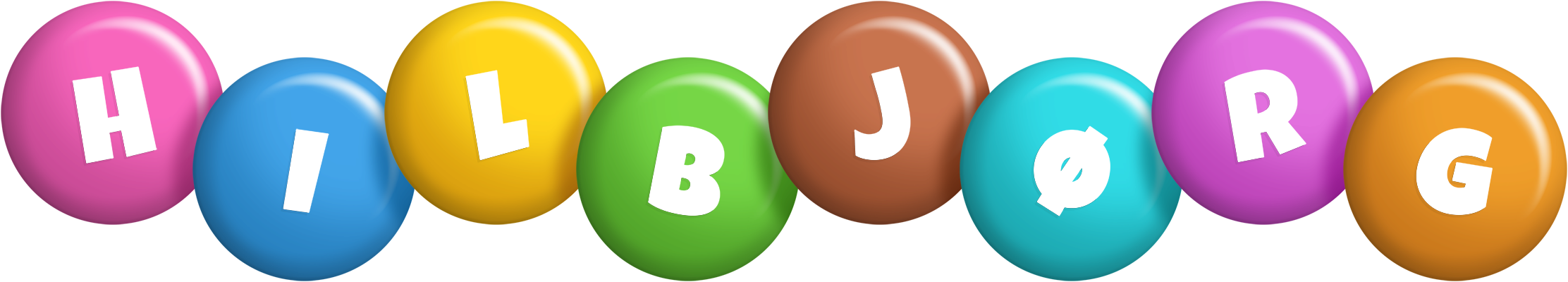 Hilbjørg candy logo