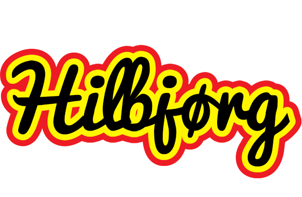 Hilbjørg flaming logo