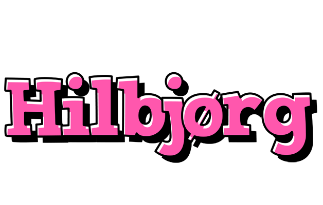 Hilbjørg girlish logo