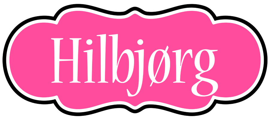 Hilbjørg invitation logo