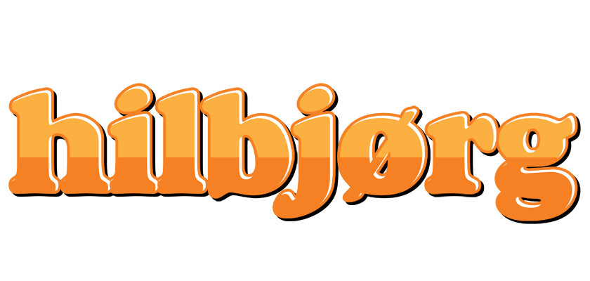 Hilbjørg orange logo