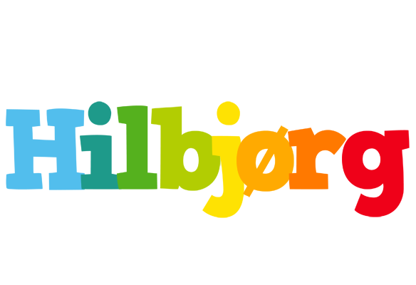 Hilbjørg rainbows logo
