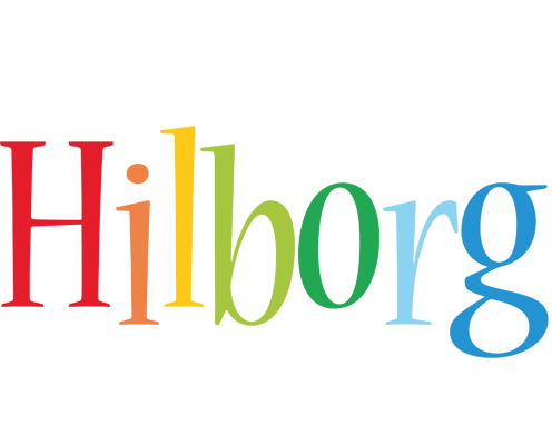 Hilborg birthday logo
