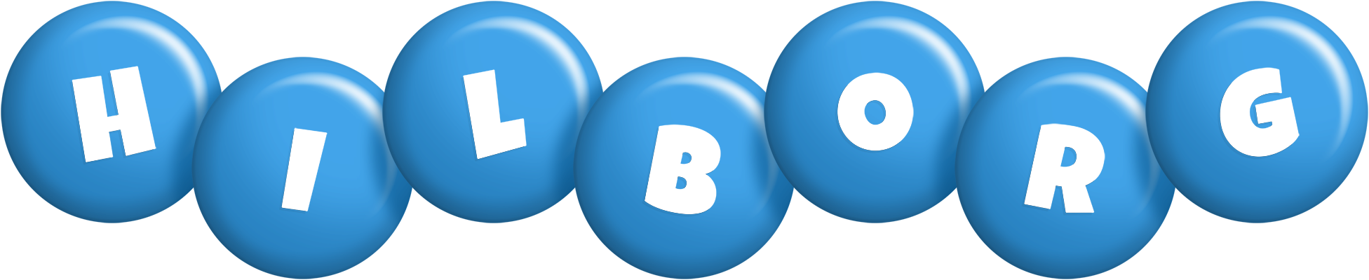 Hilborg candy-blue logo