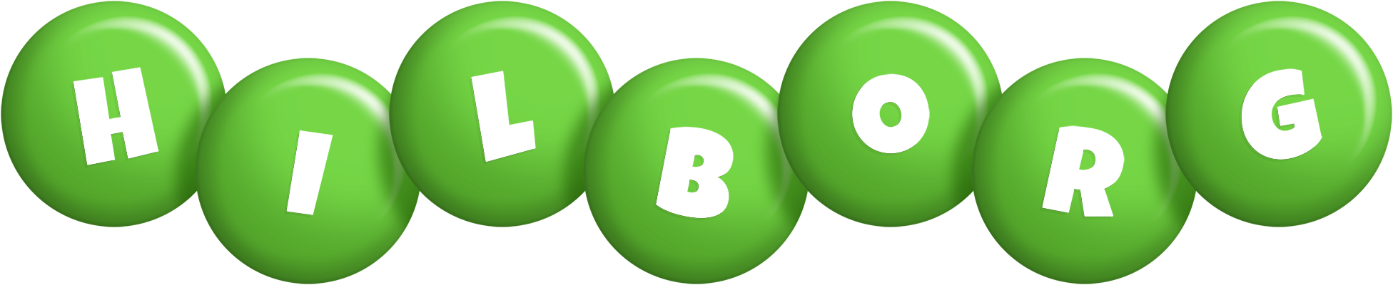 Hilborg candy-green logo