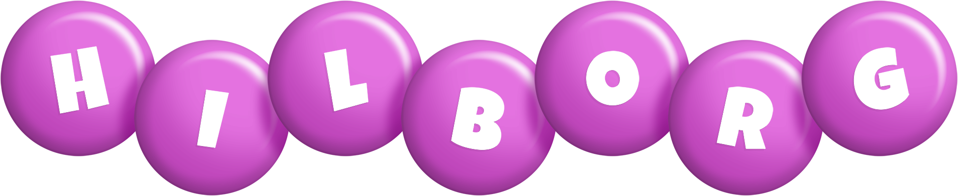 Hilborg candy-purple logo
