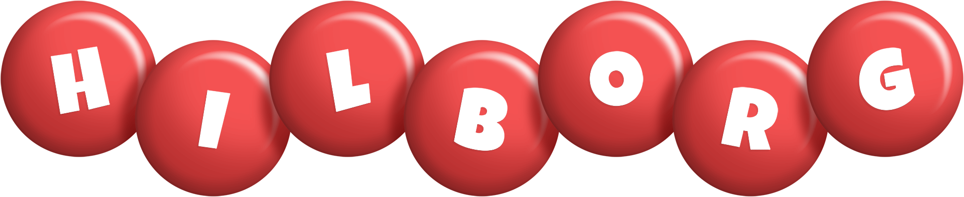 Hilborg candy-red logo