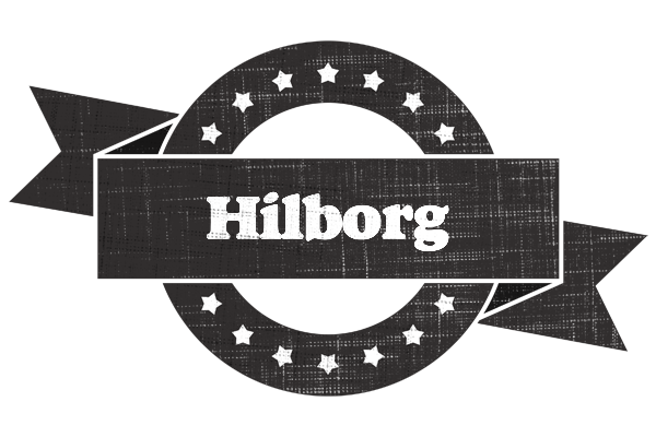 Hilborg grunge logo