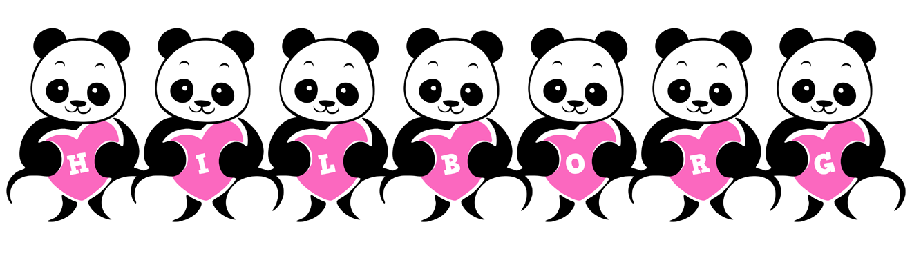 Hilborg love-panda logo