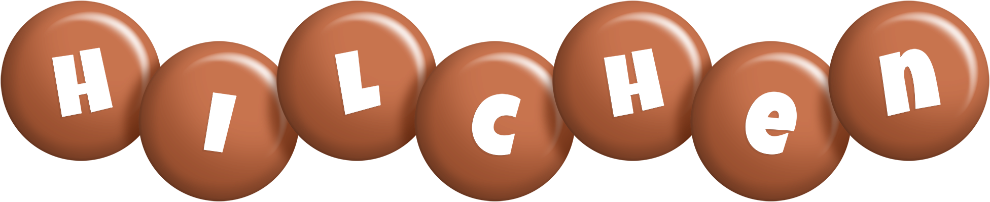 Hilchen candy-brown logo