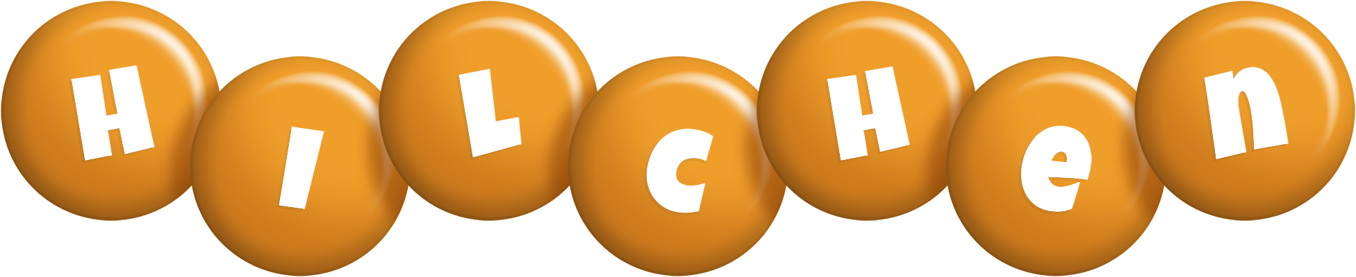 Hilchen candy-orange logo