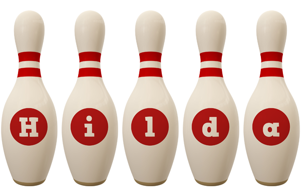 Hilda bowling-pin logo