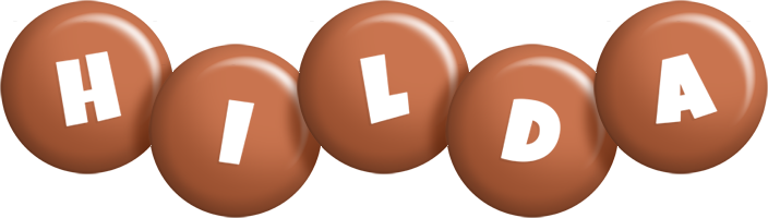 Hilda candy-brown logo