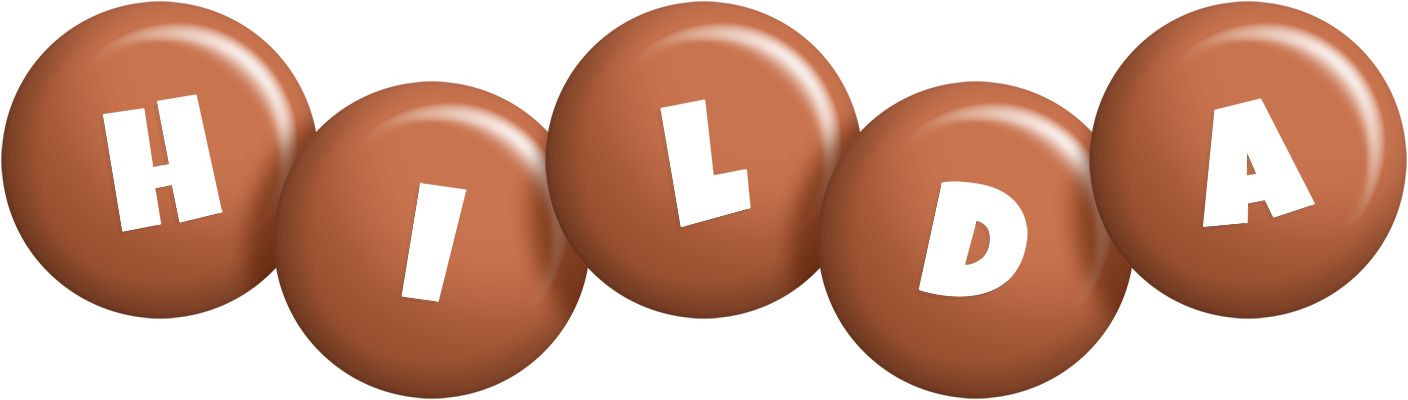 Hilda candy-brown logo
