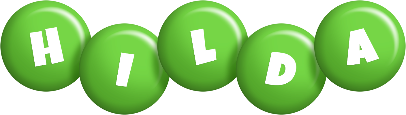 Hilda candy-green logo