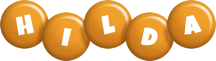 Hilda candy-orange logo