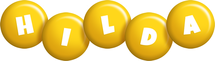 Hilda candy-yellow logo