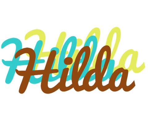Hilda cupcake logo