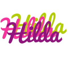 Hilda flowers logo