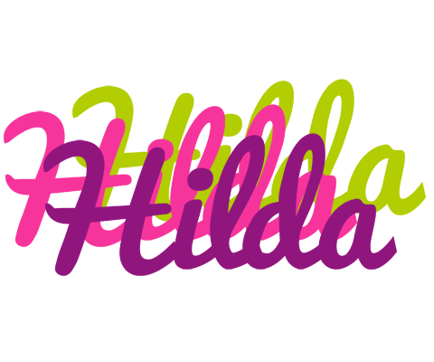 Hilda flowers logo