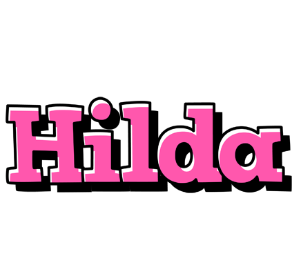 Hilda girlish logo