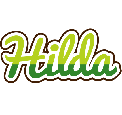 Hilda golfing logo