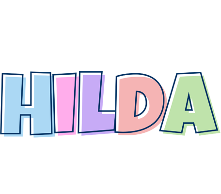 Hilda pastel logo