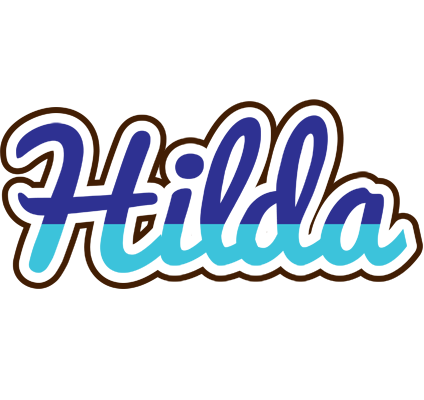 Hilda raining logo