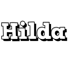 Hilda snowing logo