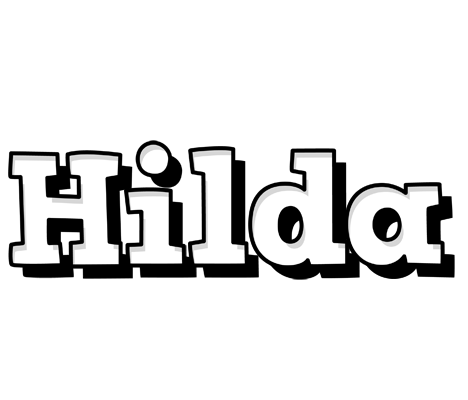Hilda snowing logo