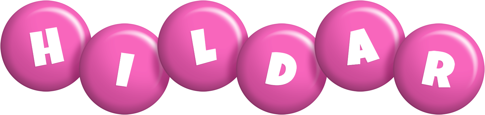 Hildar candy-pink logo