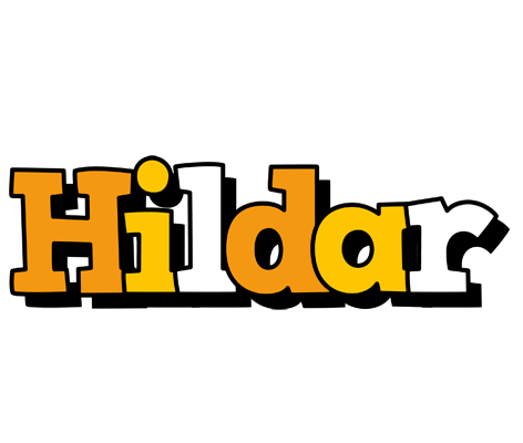 Hildar cartoon logo