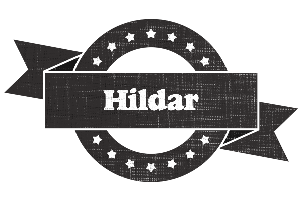 Hildar grunge logo