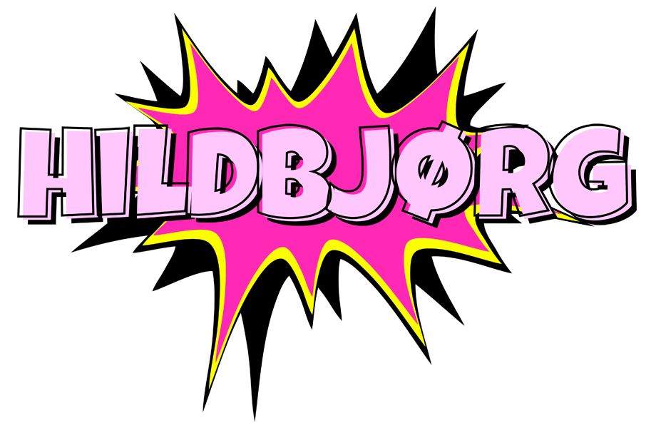Hildbjørg badabing logo