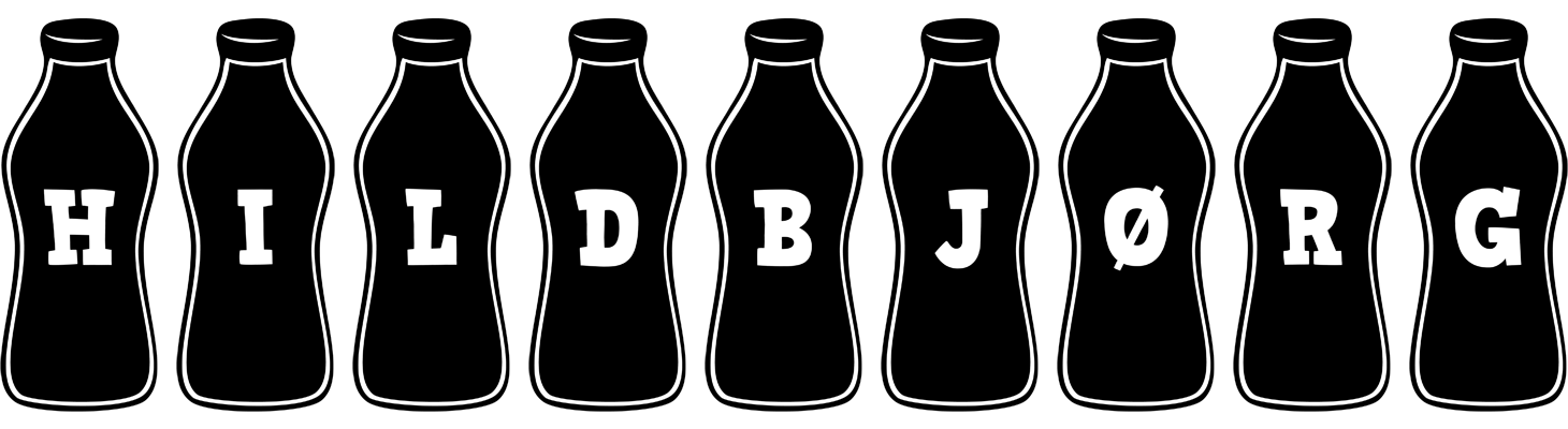 Hildbjørg bottle logo